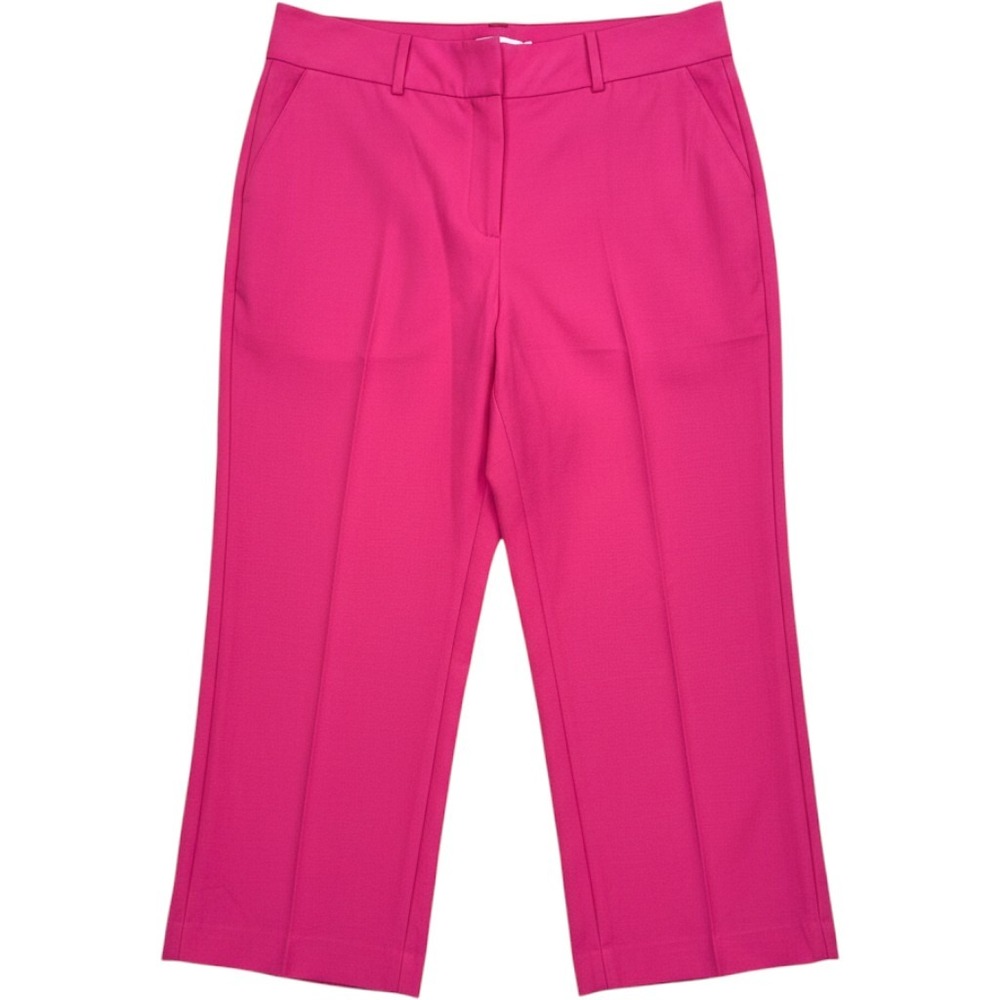 Lane Bryant Hot Pink Wide Leg Crop Trousers Plus Size 20 NWT